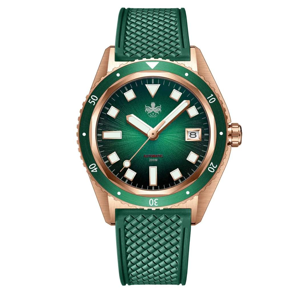 Phoibos Argo Bronze PY057A Spiral Sunray Green