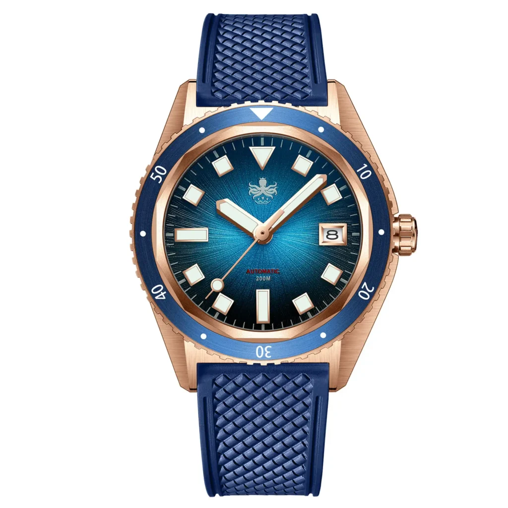 Phoibos Argo Bronze PY057B Spiral Sunray Blue