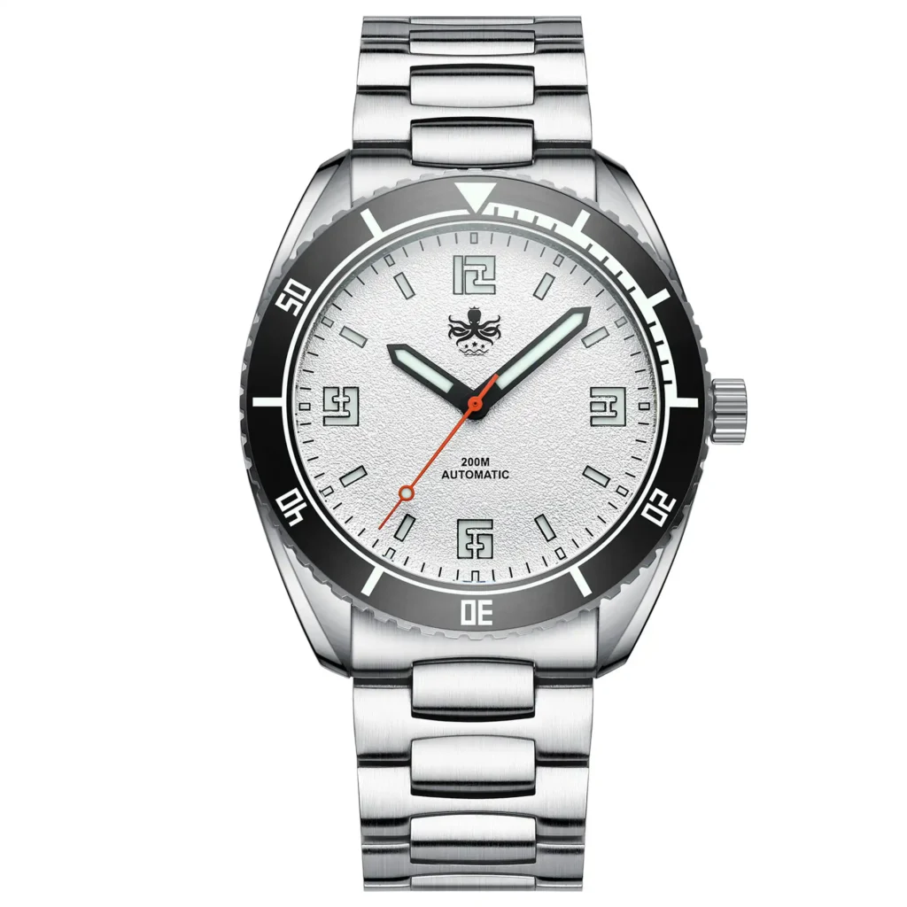 Phoibos Reef Master 200M PY047E Silver White
