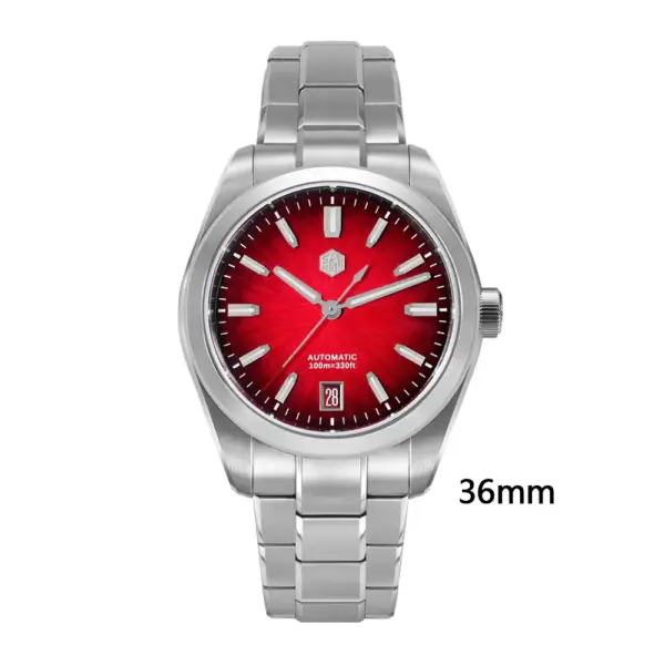 San Martin SN0144GS 36mm Red Acciaio